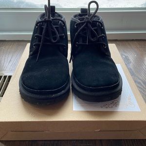 Black Ugg booties